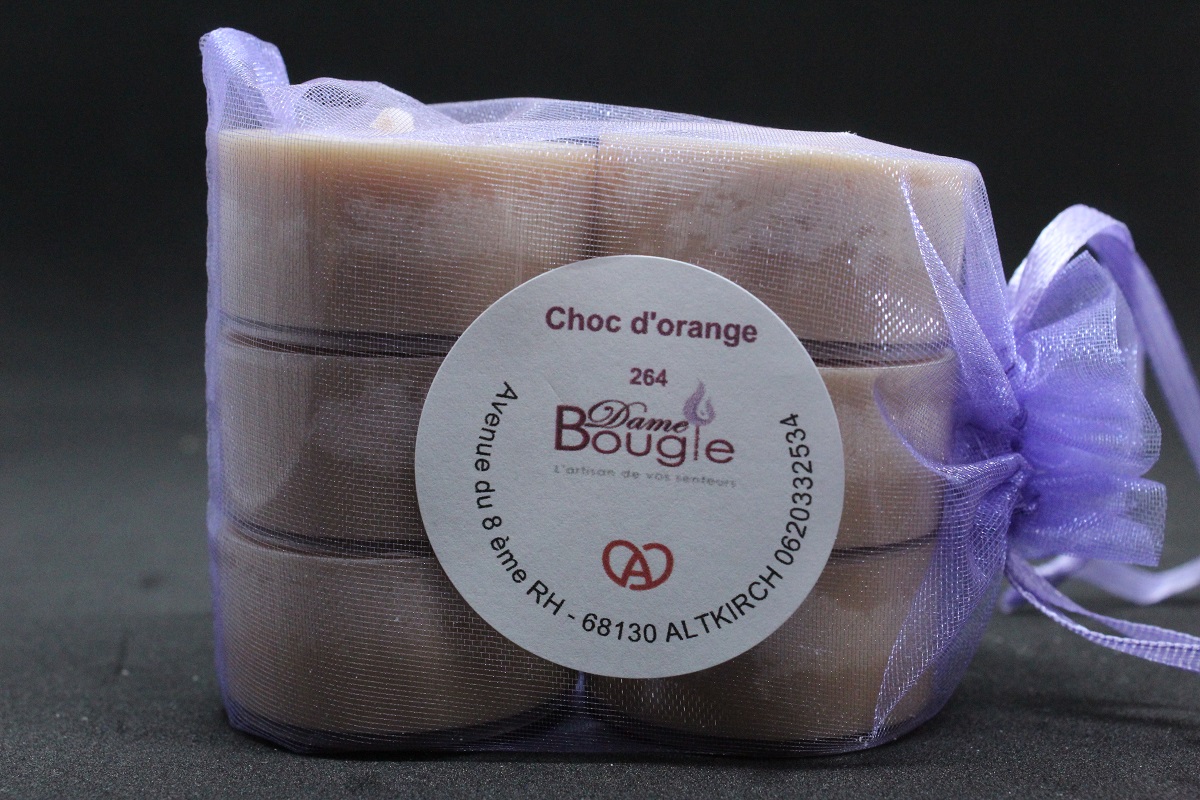 Lot réchauds Choc d'orange